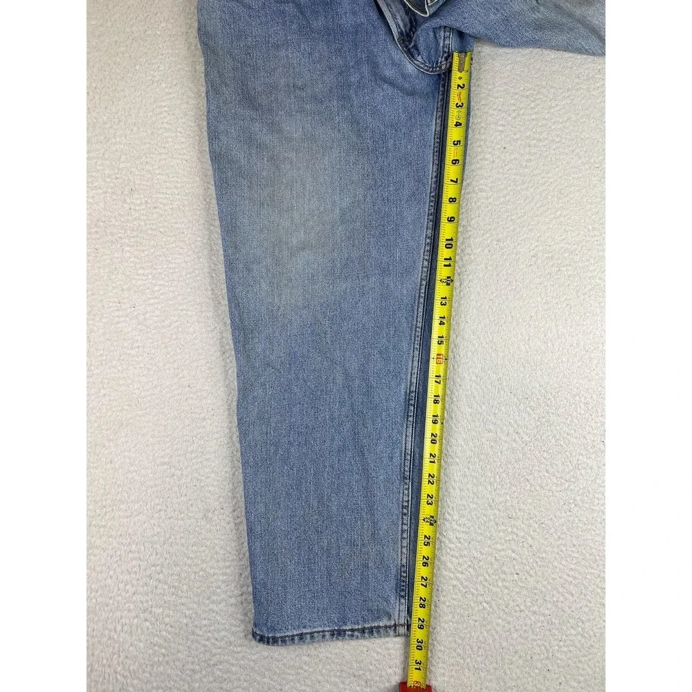Levis 560 Jeans Mens 38x30 Blue Relaxed‎ Tapered Comfort Fit Zip Fly Light Wash